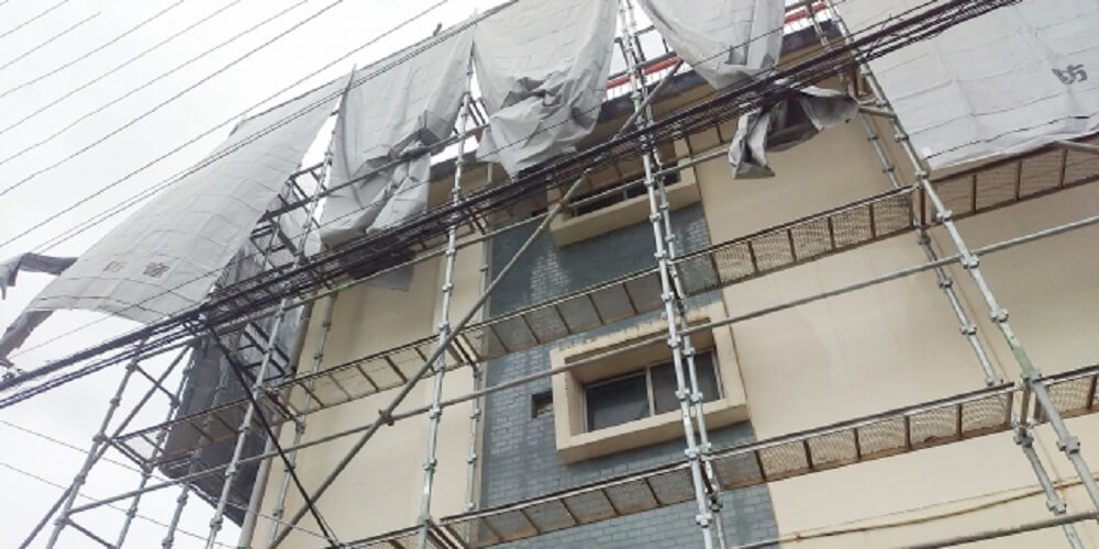 ビケ足場＝楔緊結式足場 くさびきんけつしきあしば 横浜・湘南で建築ならメディック一級建築士事務所へ