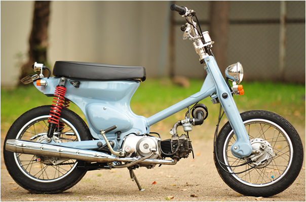 リトルカブ農耕用カスタム 貧乏バーハンドルに挑む - のらレコ