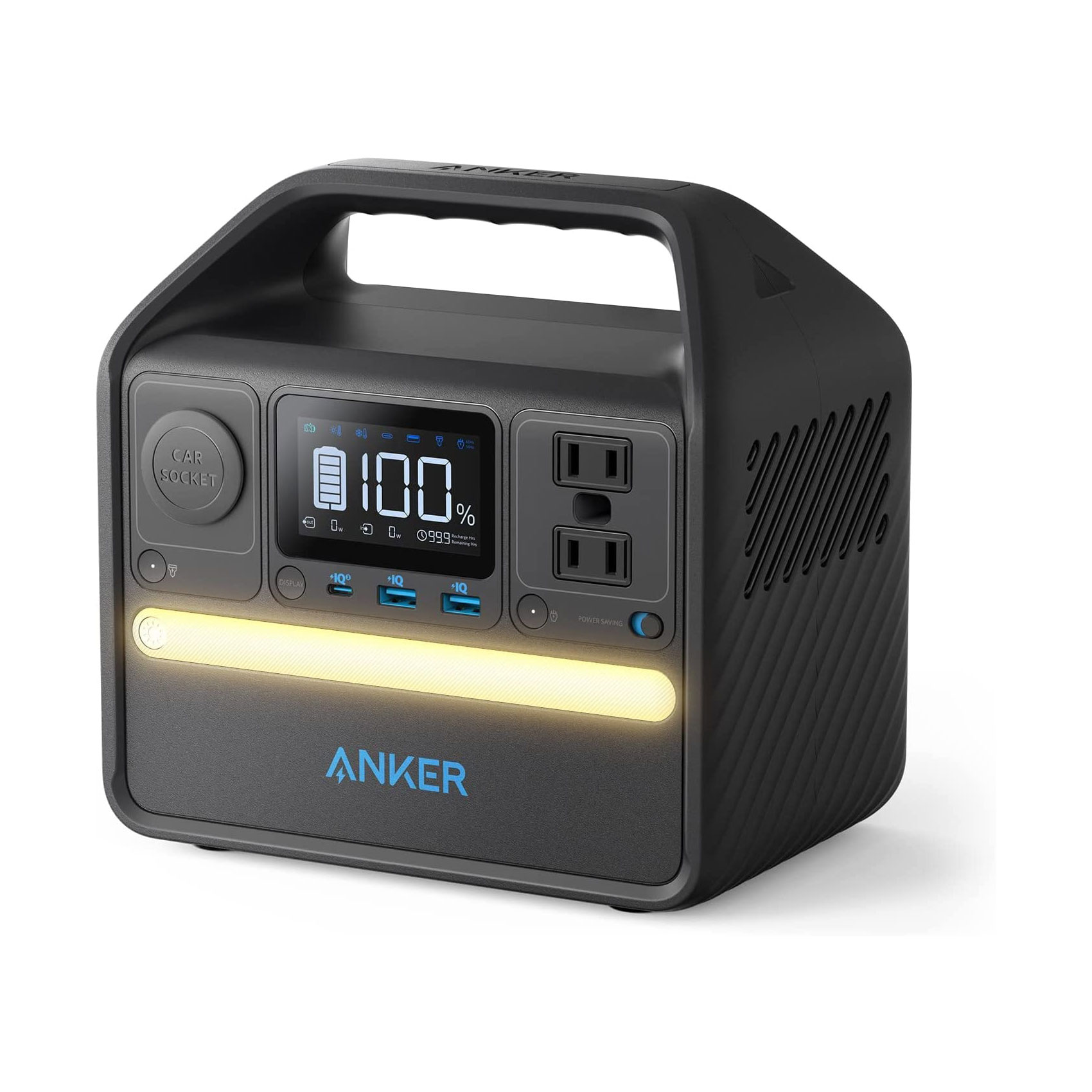 YAMAZEN ソーラーパネル 100W 薄型 軽量 折りたたみ式 防水等級IP67 YSP-M100 1台 - アスクル