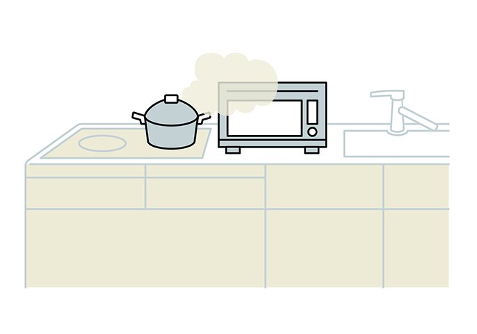 電子レンジはどこに置く？おすすめの置き場、設置時の注意点を紹介 – Onnela オンネラ 暮らしに『楽』を、家族にワクワクを