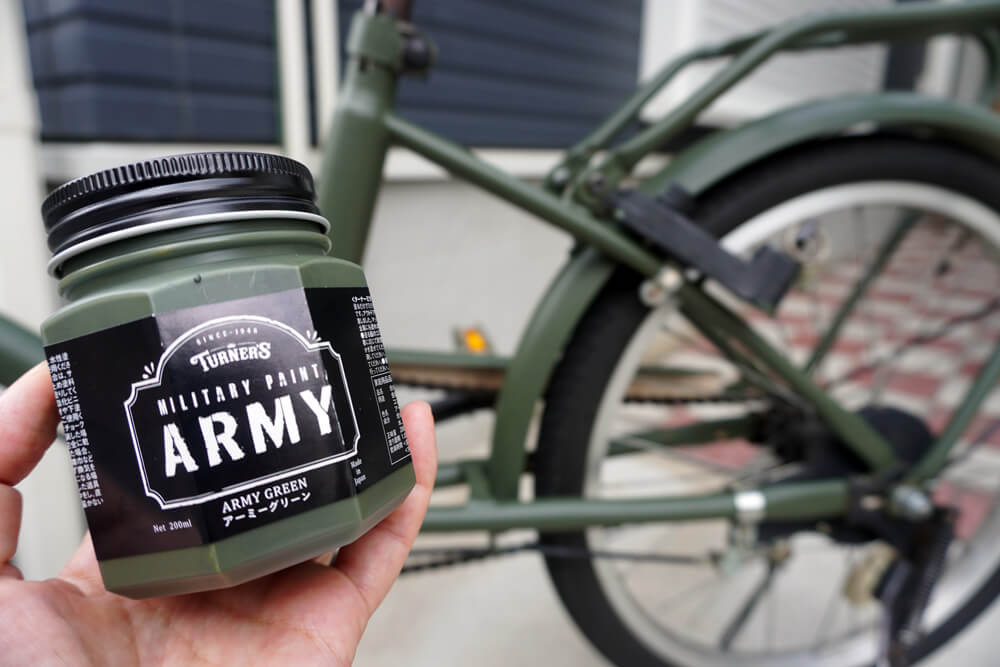 分解なしで塗装 4000円で憧れの白チャリに 自転車改造