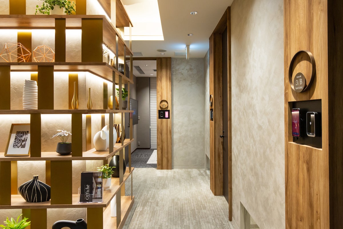 三井デザインテック本社 未来の働き方をデザインするオフィスを見学 東京建築祭集合場所：三井デザインテック株式会社本社 1F エントランス