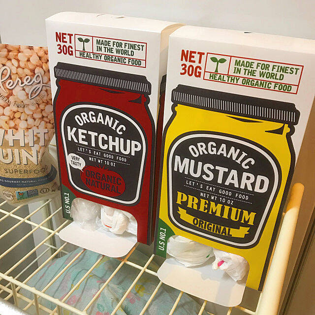 ストック品の収納ならセリアにおまかせ！アレがすっきり！ サンキュ！