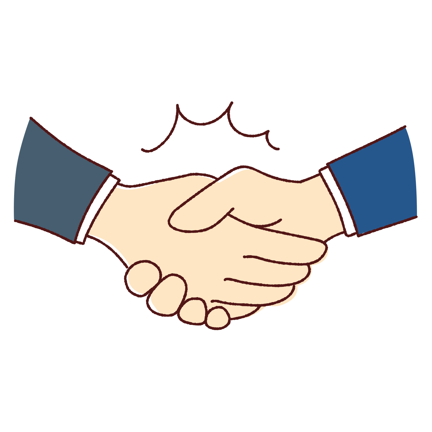 フリーイラストガッツポーズするなどの7種類のビジネスマンのセットでアハ体験GAHAG著作権フリー写真・イラスト素材集 - GAHAG著作権フリー写真・イラスト素材集