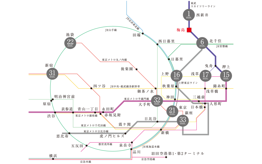 渡辺小右衛門の梅島: 雅万歩