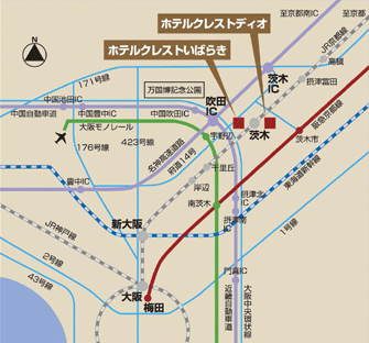 朝食付きプラン】 駅から徒歩1分 ☆シモンズ製ベッドで快適ステイ☆ ホテルクレストディオ