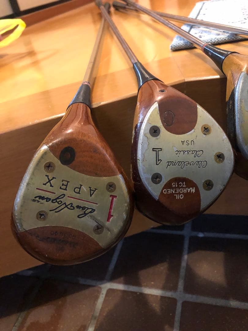 ベンホーガン クリーブランド パーシモン ドライバー ウッド セット