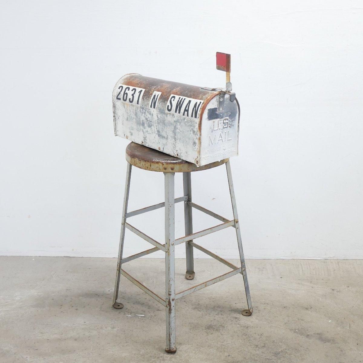 ヴィンテージ U.S.MAIL BOX 郵便ポストアメリカ ジャンクスタイル ガーデン 店舗什器 ディスプレイ小物610-50