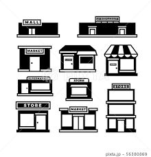 ショップ・お店のアイコン02フリーのアイコンイラスト素材 icon-pit