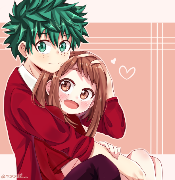 浮遊訓練中のデク茶 ・お茶子ちゃんにドキッとするデクのデク茶 ・デク茶hk さんのマンガツイコミ 仮