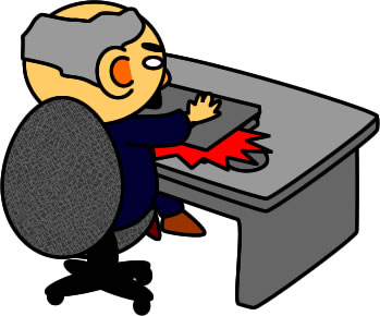 年配の社長 似顔絵 イラストのフリー素材イラストイメージ