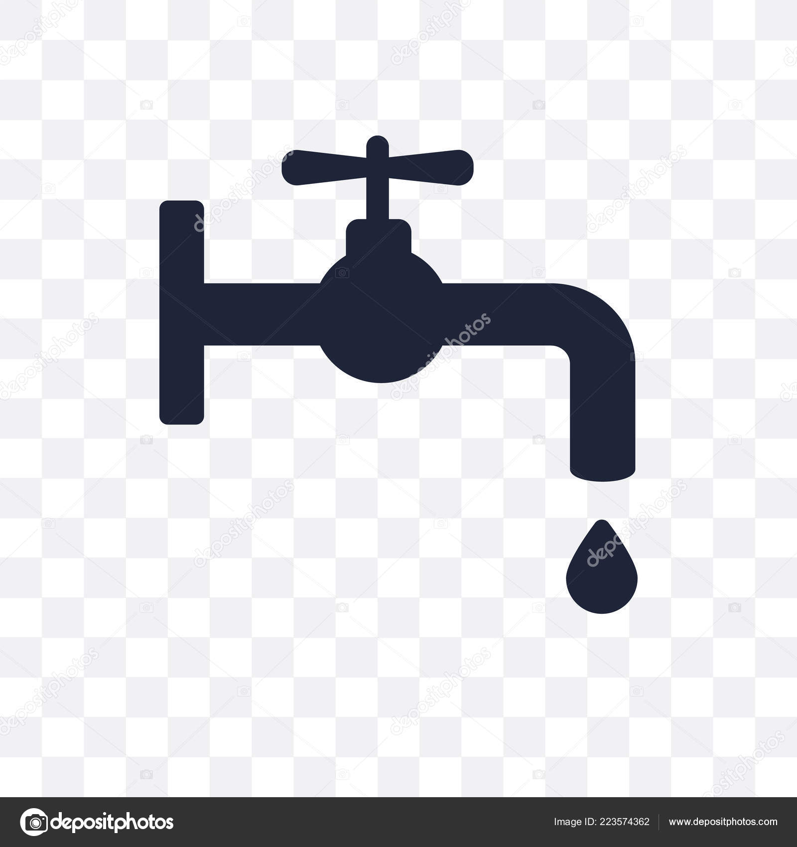 水道・蛇口のイラストイラスト無料・かわいいテンプレート