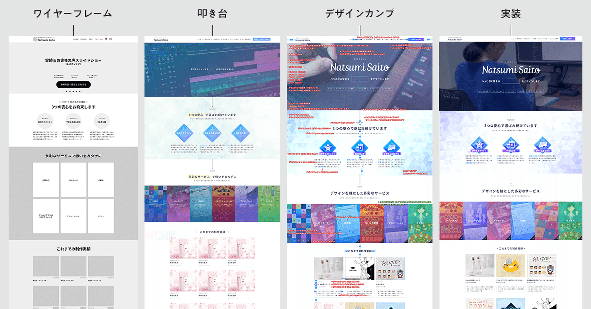 制作実績 フリーランスデザイナー ポートフォリオサイト制作こだわりを徹底解説！Design Nomad Journal