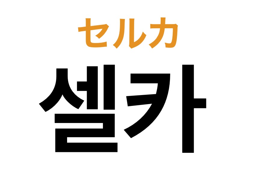 セルカ、セルフィーとは？셀카, 셀피の意味と使い方、韓国の携帯文化の話