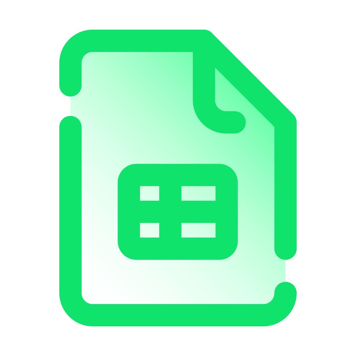 Googleスプレッドシートの無料アイコンを PNG・SVG 形式でダウンロード