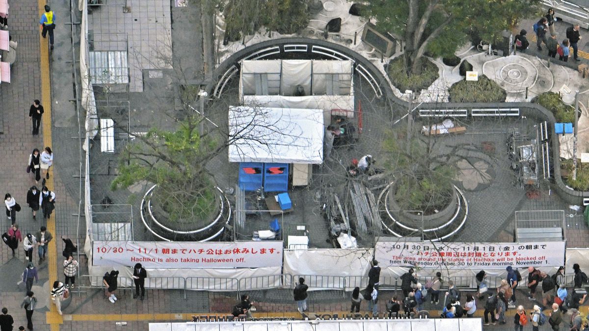 渋谷駅・ハチ公前広場8番出入り口にエスカレーター新設へ - シブヤ経済新聞