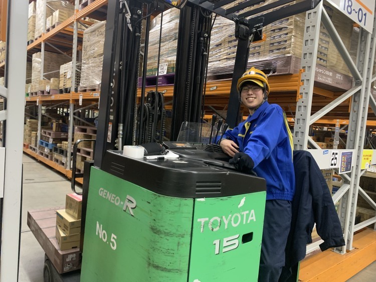 平日昼間のフォークリフト作業および倉庫内作業グッジョブ 茨城・千葉・栃木・埼玉・東京・静岡・宮城・岩手・熊本の求人サイト