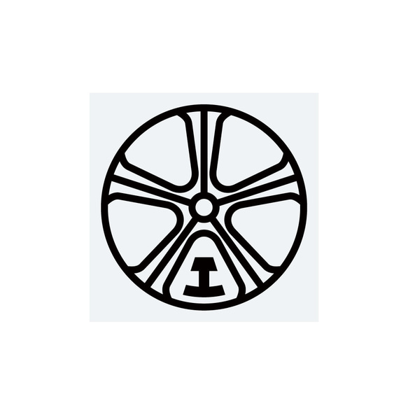 JNR 日本国有鉄道 動輪マーク 金色ロゴ タペストリーを購入デザインTシャツ通販 ClubT