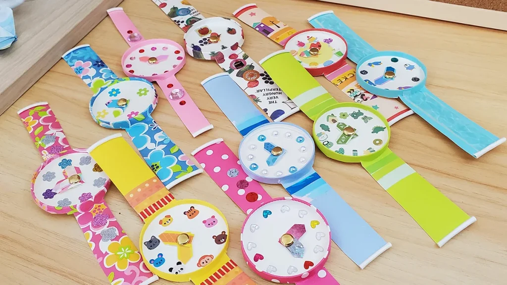 時の記念日、時計製作持ち帰り 6 9町田こひつじ幼稚園