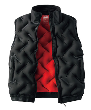 ワークマン空気ベスト、メンズLL未使用品、タグ付き黒 - メルカリ