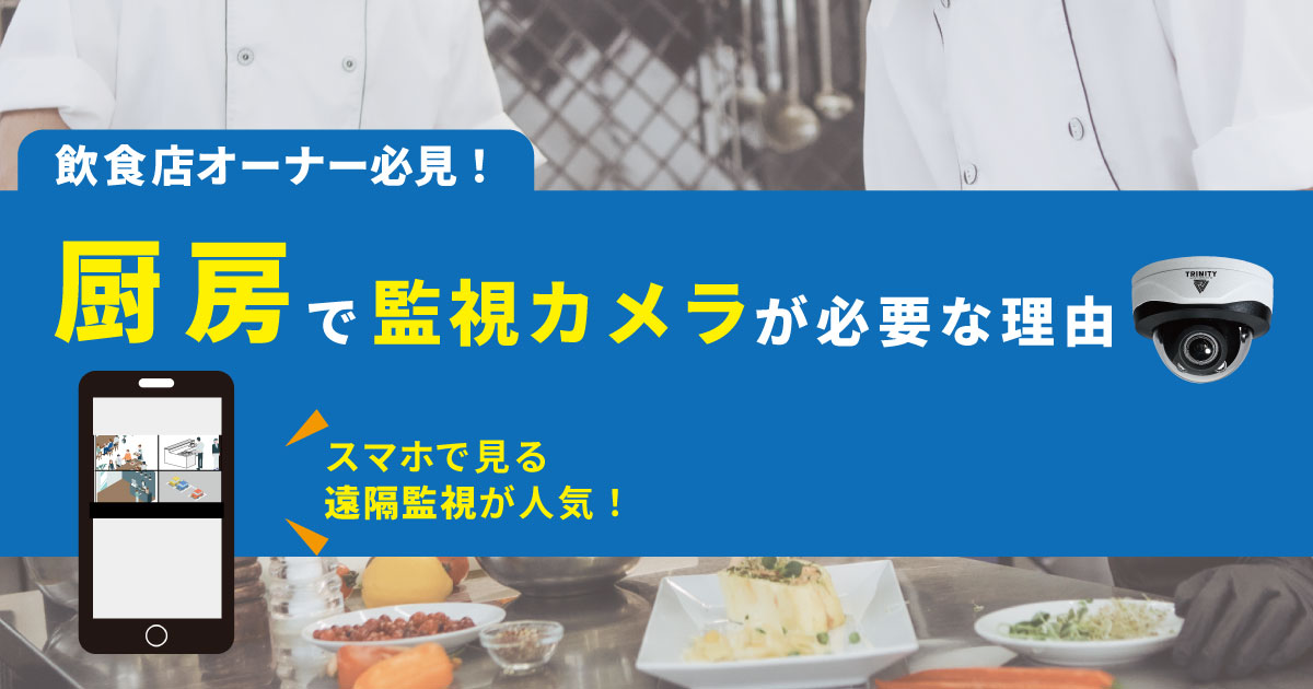 HACCP基準を満たすための防犯カメラ導入ガイド：飲食店経営者向け防犯カメラ専門店アルコム